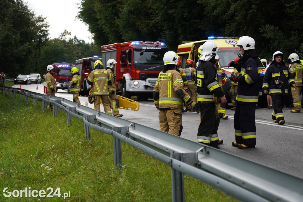 Ropa. Poważny wypadek na DK28 (26.08.)