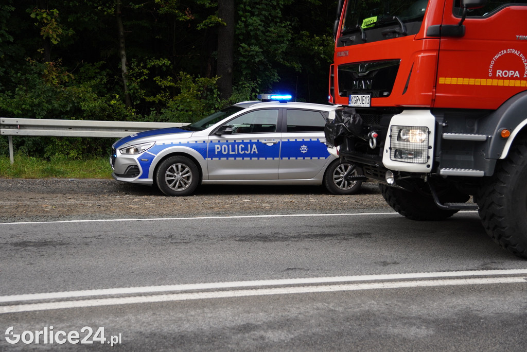 Ropa. Poważny wypadek na DK28 (26.08.)