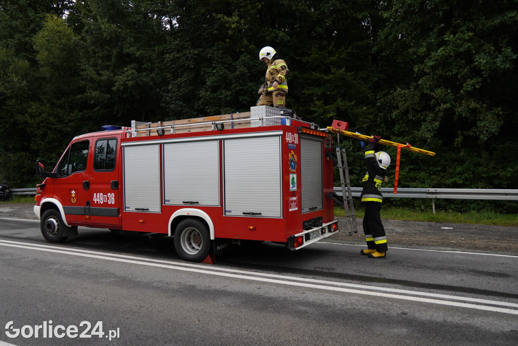 Ropa. Poważny wypadek na DK28 (26.08.)