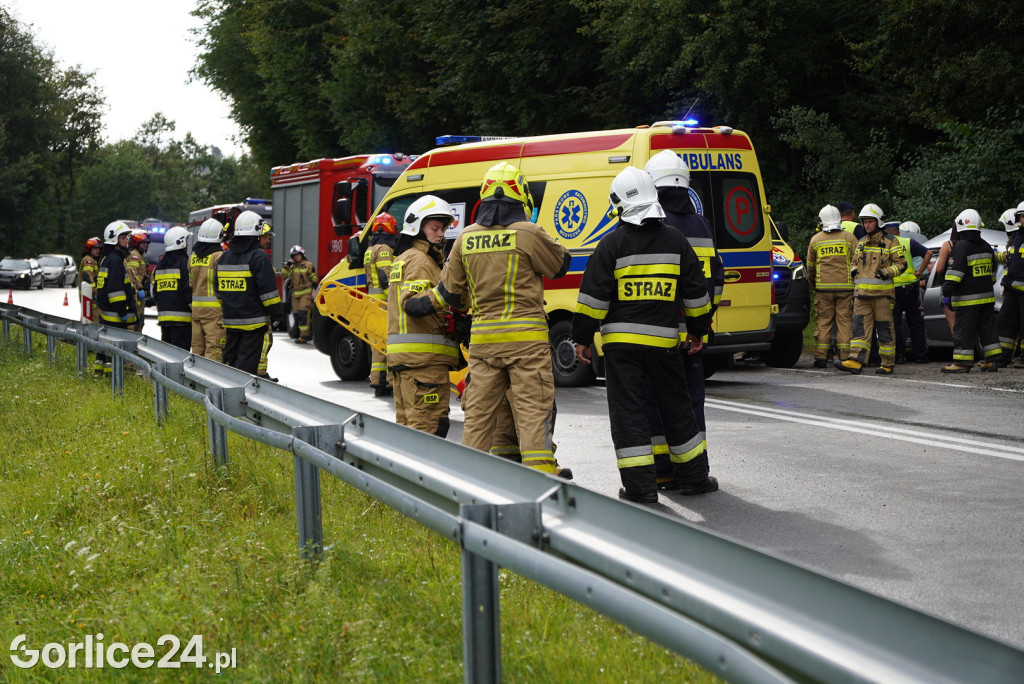 Ropa. Poważny wypadek na DK28 (26.08.)