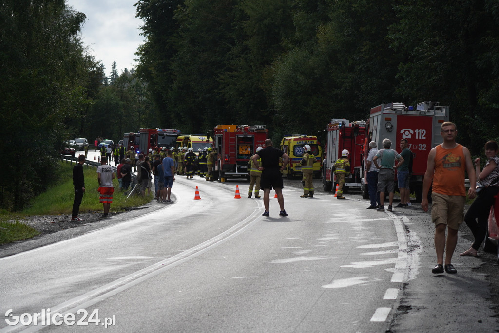 Ropa. Poważny wypadek na DK28 (26.08.)