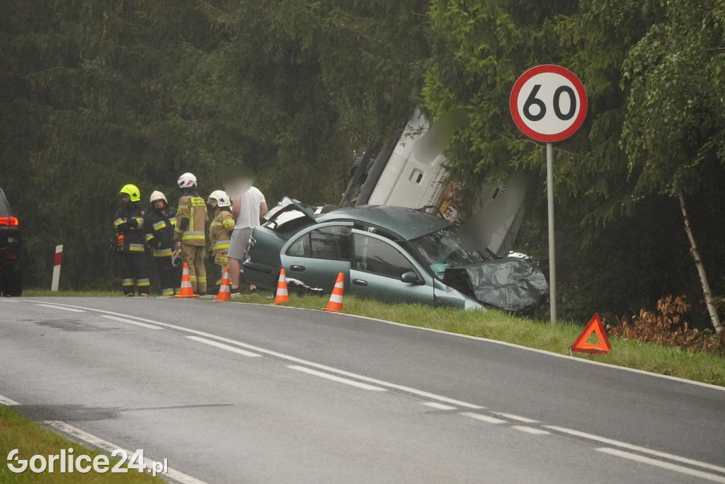 Zdarzenie drogowe w Dominikowicach (28.08.)