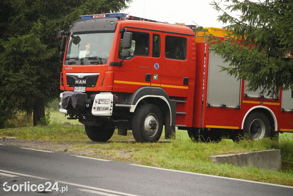 Zdarzenie drogowe w Dominikowicach (28.08.)