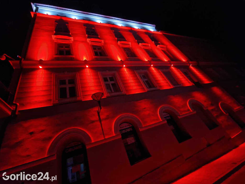 Gorlicki Rynek w barwach narodowych (03.09.)