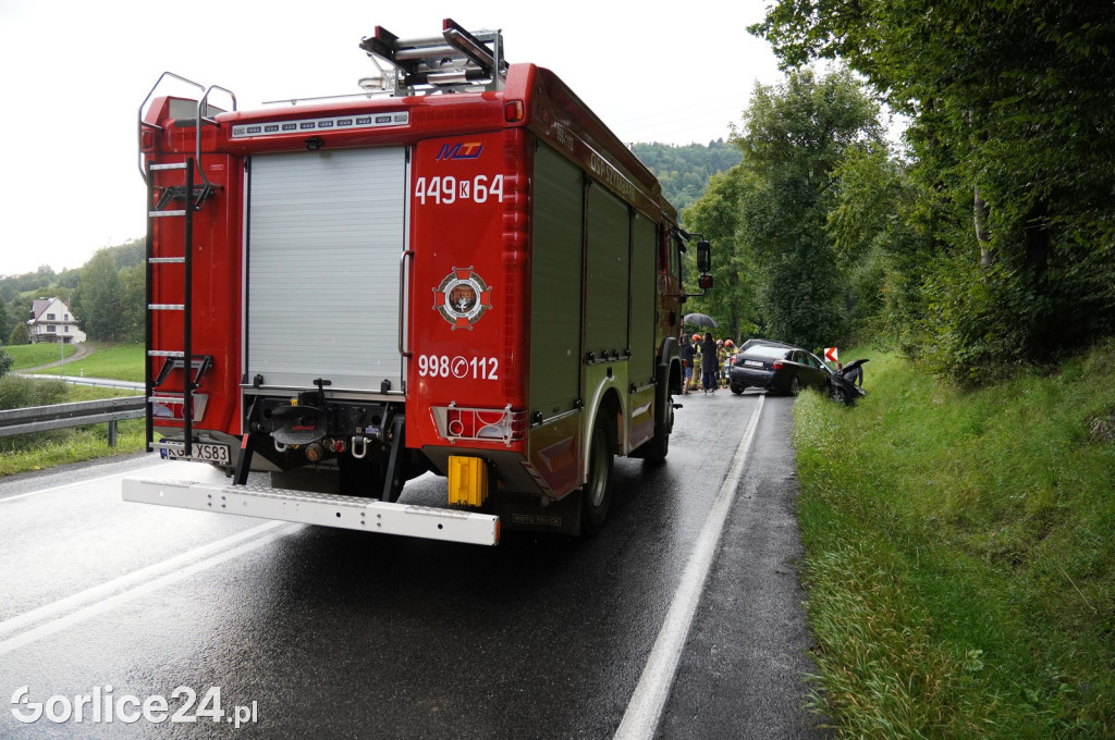 Kolizja w Szymbarku na DK28 (03.09.)