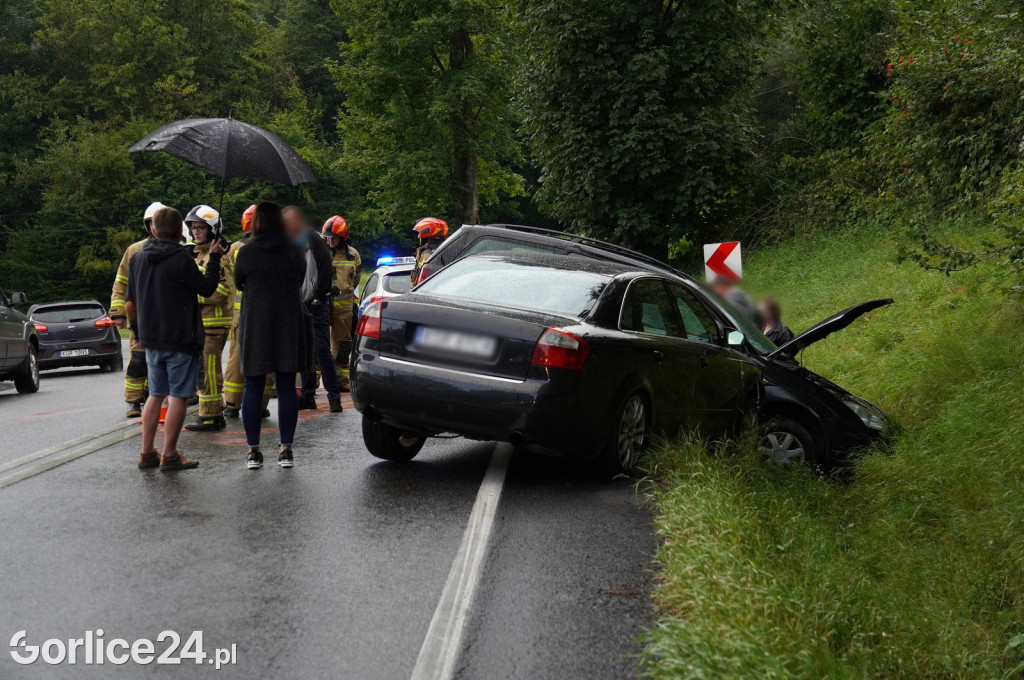 Kolizja w Szymbarku na DK28 (03.09.)