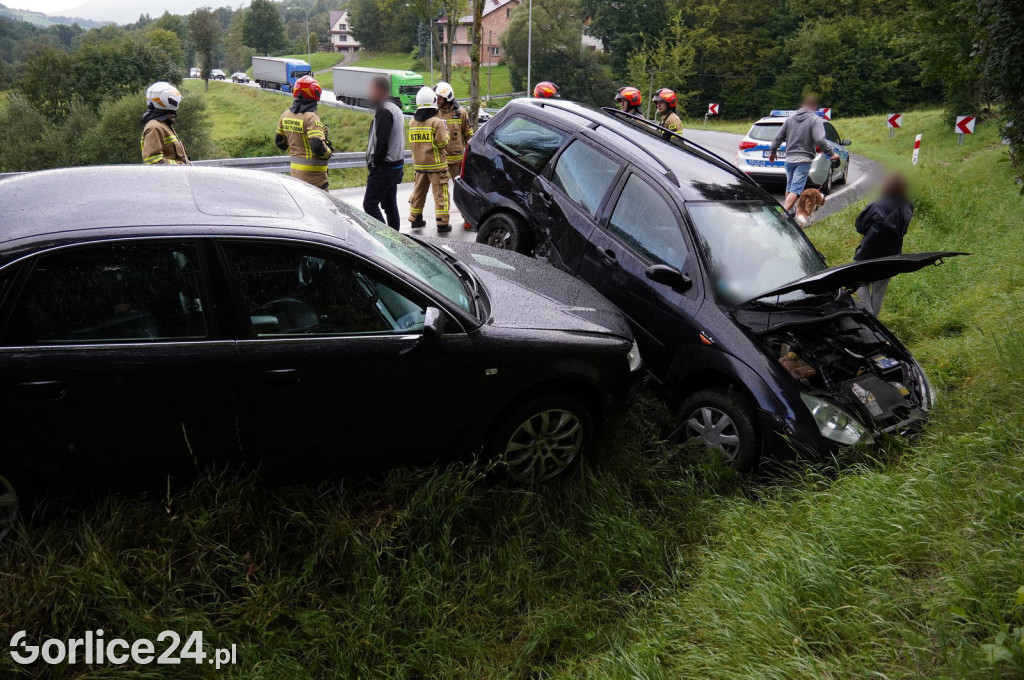 Kolizja w Szymbarku na DK28 (03.09.)