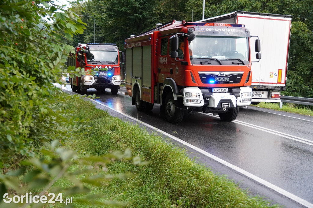 Kolizja w Szymbarku na DK28 (03.09.)