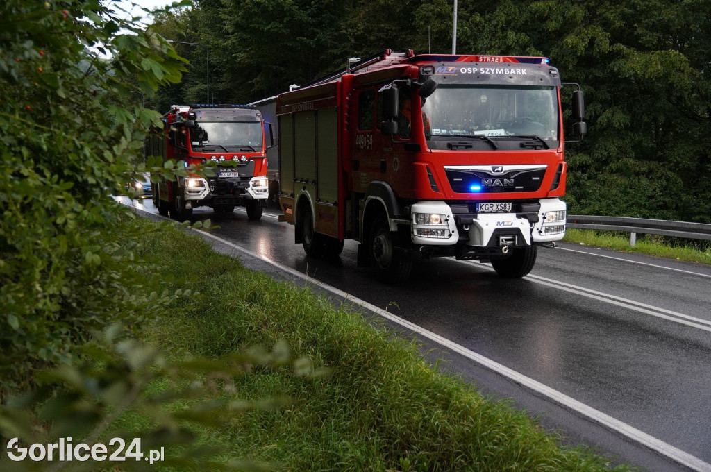 Kolizja w Szymbarku na DK28 (03.09.)
