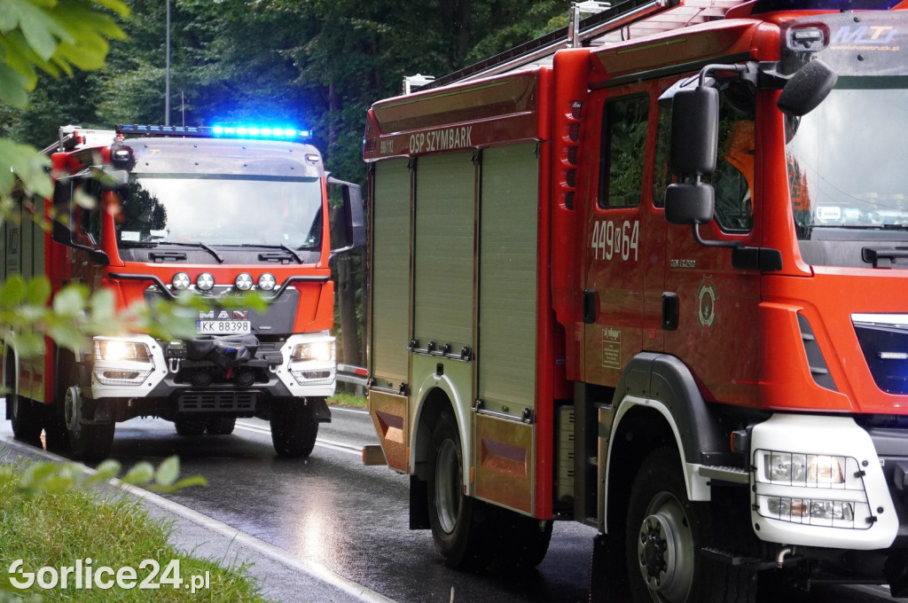 Kolizja w Szymbarku na DK28 (03.09.)