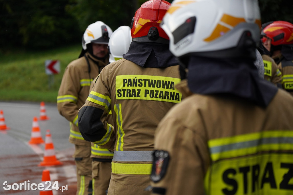 Kolizja w Szymbarku na DK28 (03.09.)