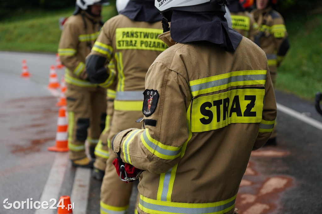 Kolizja w Szymbarku na DK28 (03.09.)