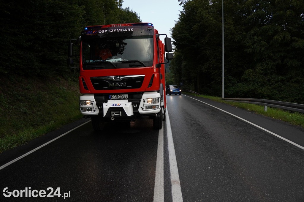 Kolizja w Szymbarku na DK28 (03.09.)