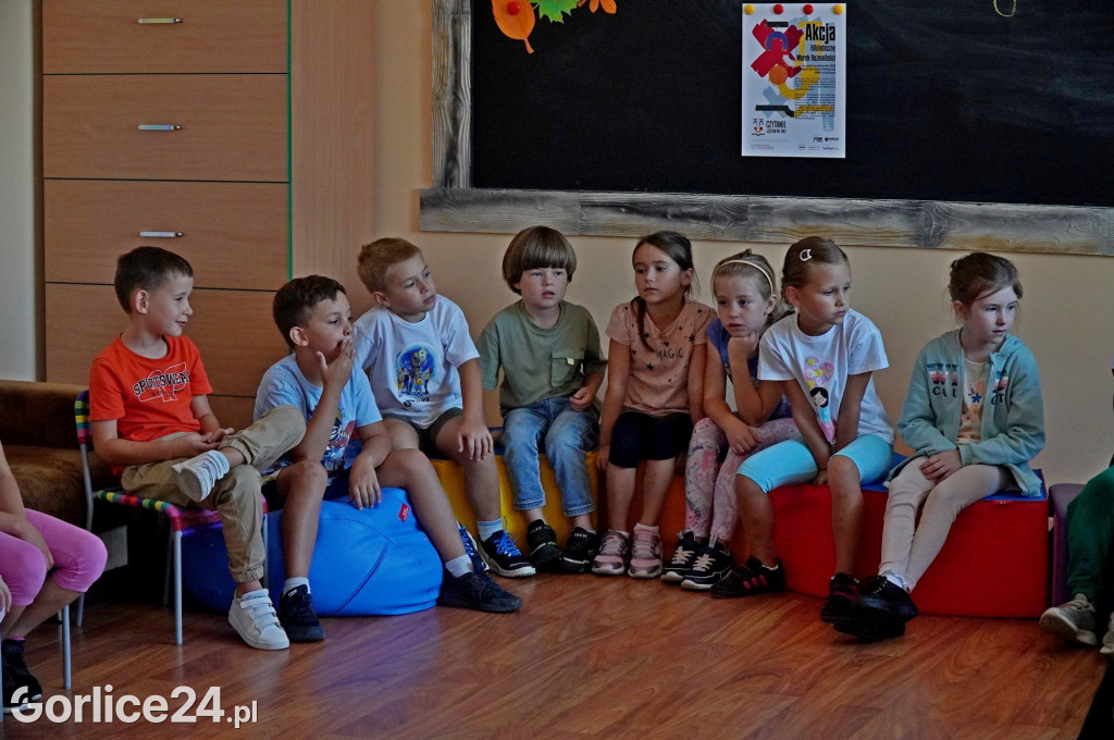 Pasowanie w Bibliotece Miejskiej Gorlice 18.09
