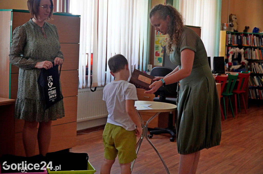 Pasowanie w Bibliotece Miejskiej Gorlice 18.09
