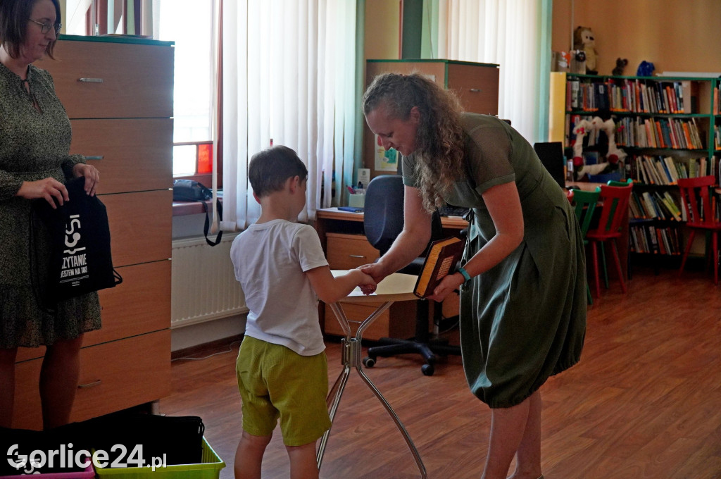 Pasowanie w Bibliotece Miejskiej Gorlice 18.09