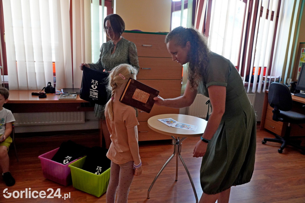 Pasowanie w Bibliotece Miejskiej Gorlice 18.09