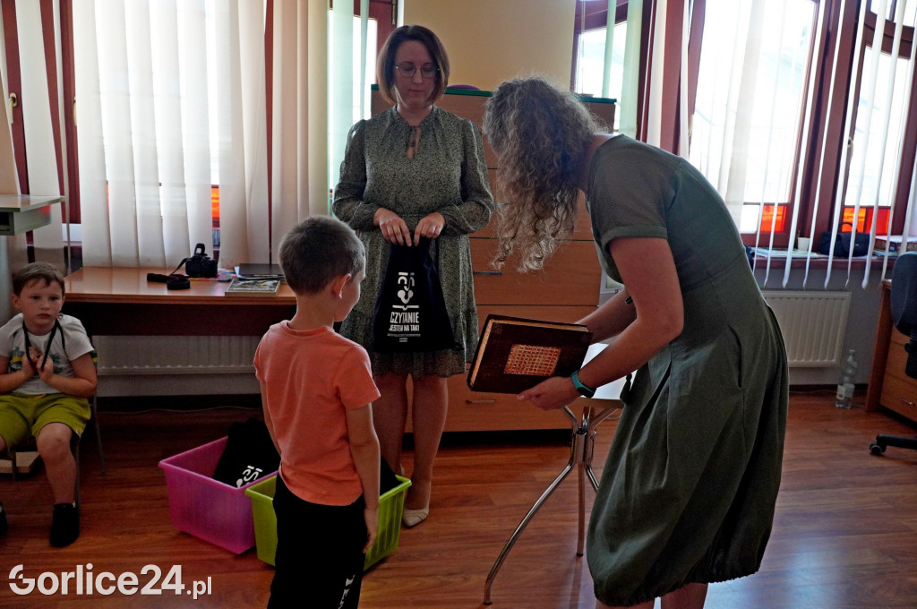 Pasowanie w Bibliotece Miejskiej Gorlice 18.09