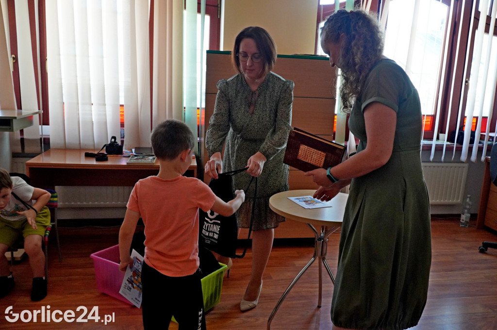 Pasowanie w Bibliotece Miejskiej Gorlice 18.09