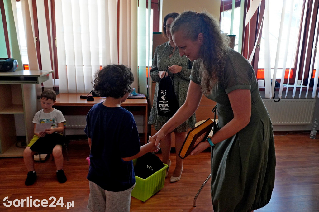Pasowanie w Bibliotece Miejskiej Gorlice 18.09