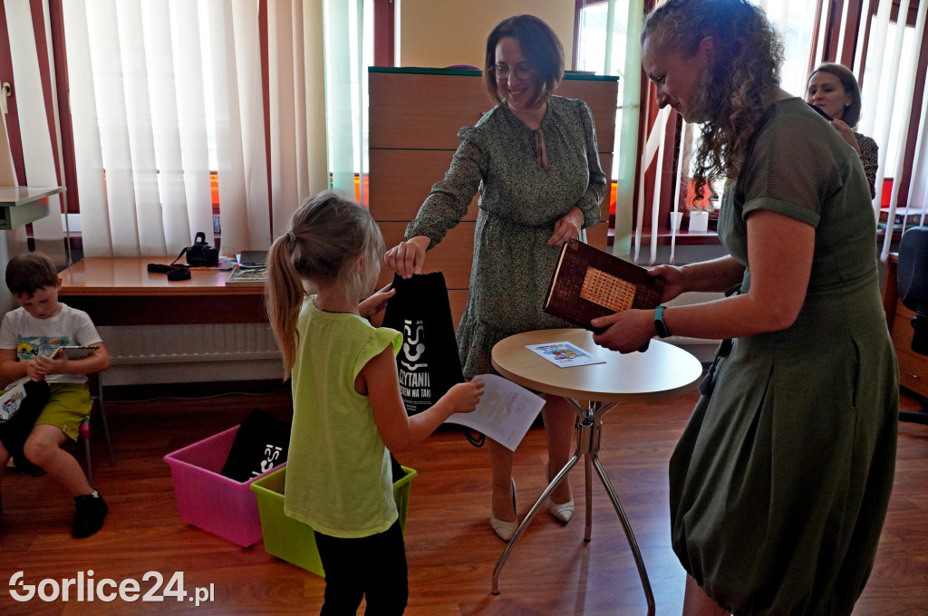 Pasowanie w Bibliotece Miejskiej Gorlice 18.09