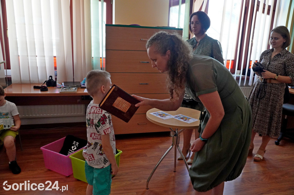 Pasowanie w Bibliotece Miejskiej Gorlice 18.09