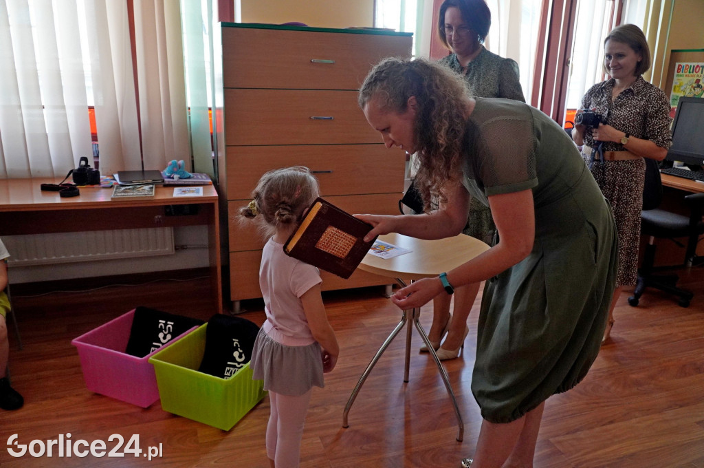 Pasowanie w Bibliotece Miejskiej Gorlice 18.09