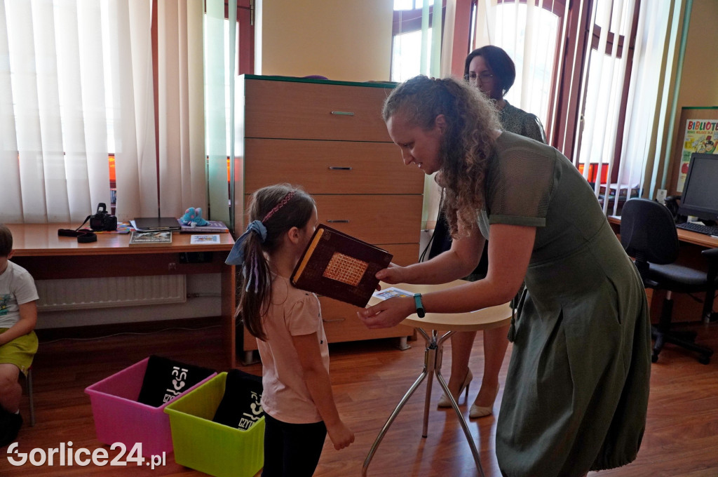 Pasowanie w Bibliotece Miejskiej Gorlice 18.09