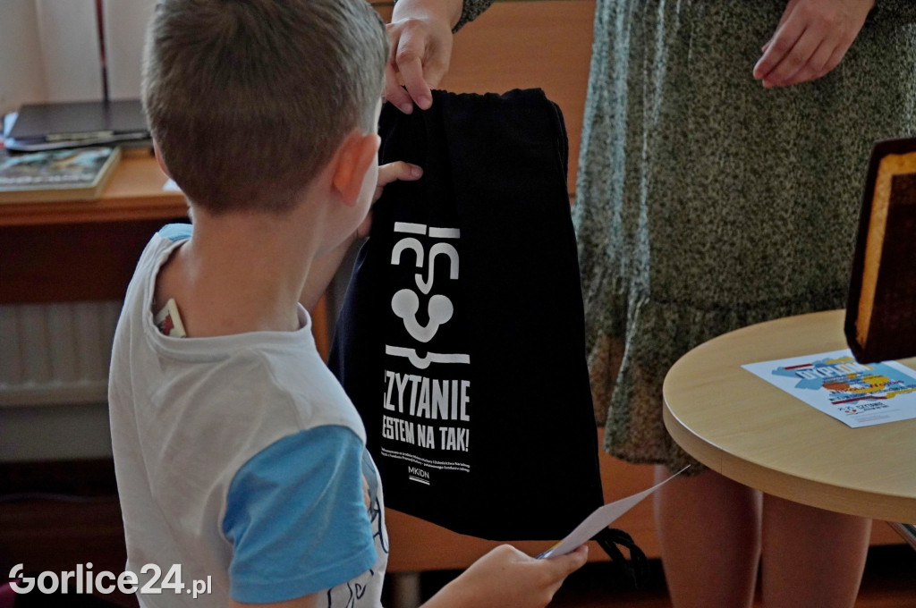 Pasowanie w Bibliotece Miejskiej Gorlice 18.09