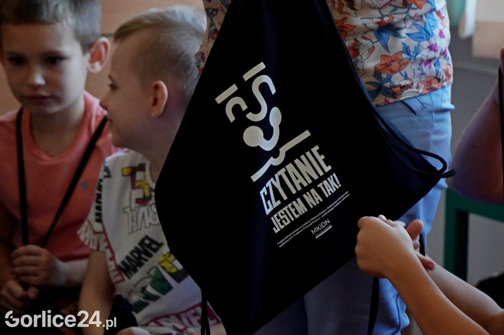 Pasowanie w Bibliotece Miejskiej Gorlice 18.09