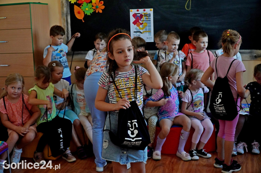 Pasowanie w Bibliotece Miejskiej Gorlice 18.09