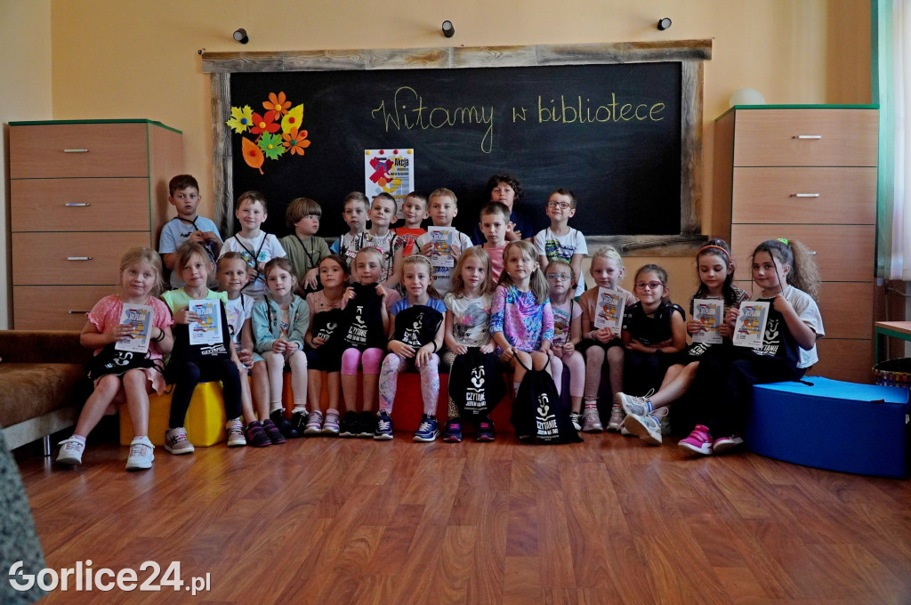 Pasowanie w Bibliotece Miejskiej Gorlice 18.09