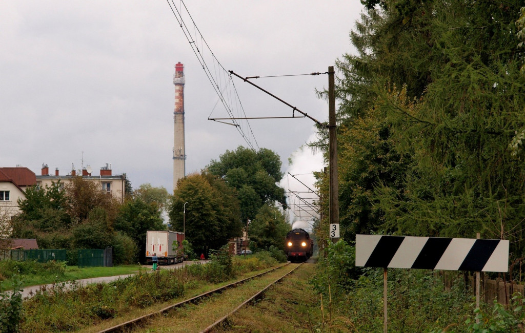 Pociąg Retro na Stacji Gorlice