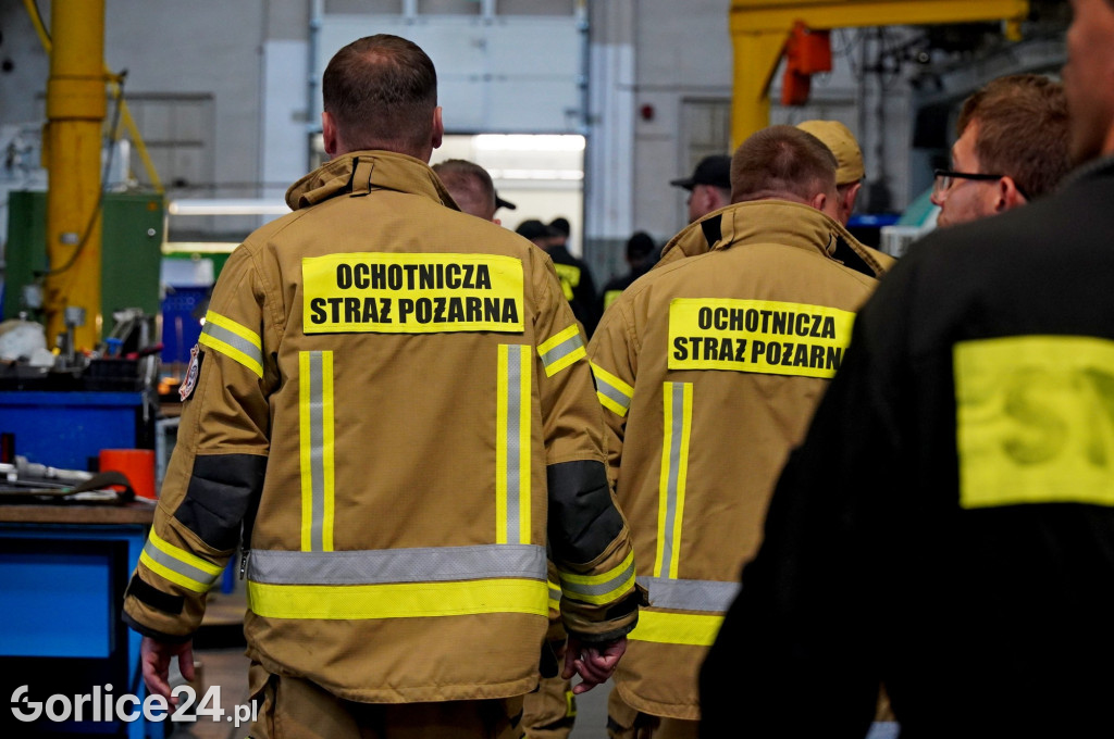 Szkolenia strażaków na terenie NiUW w Gliniku