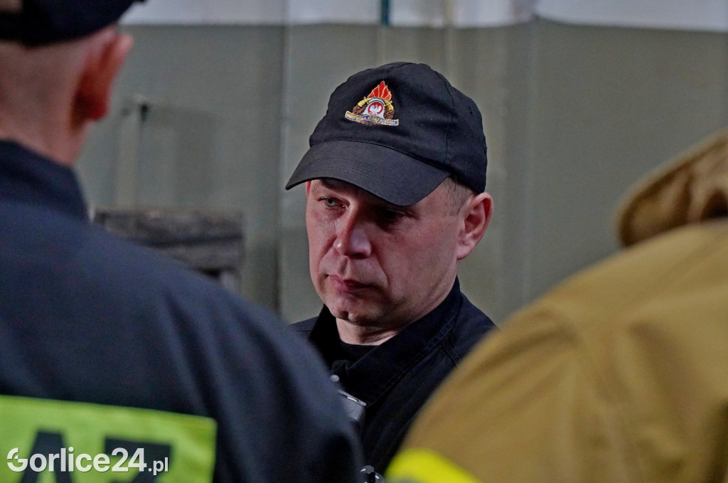 Szkolenia strażaków na terenie NiUW w Gliniku