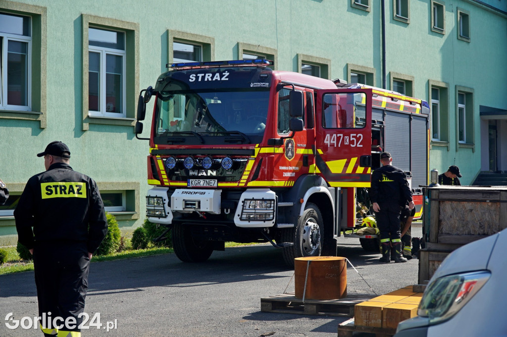 Szkolenia strażaków na terenie NiUW w Gliniku