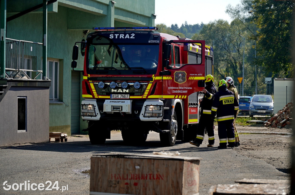 Szkolenia strażaków na terenie NiUW w Gliniku