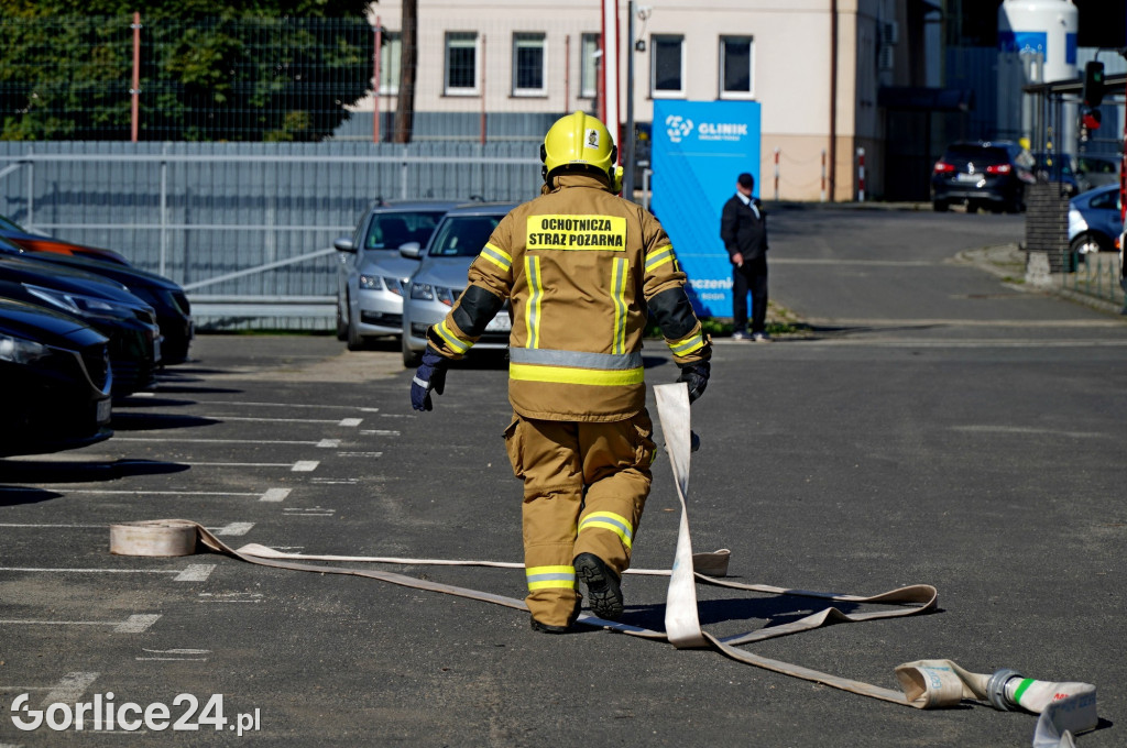 Szkolenia strażaków na terenie NiUW w Gliniku