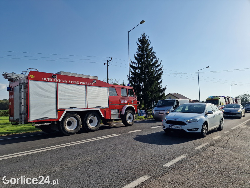 Klęczany. Zderzenie z udziałem motocyklisty
