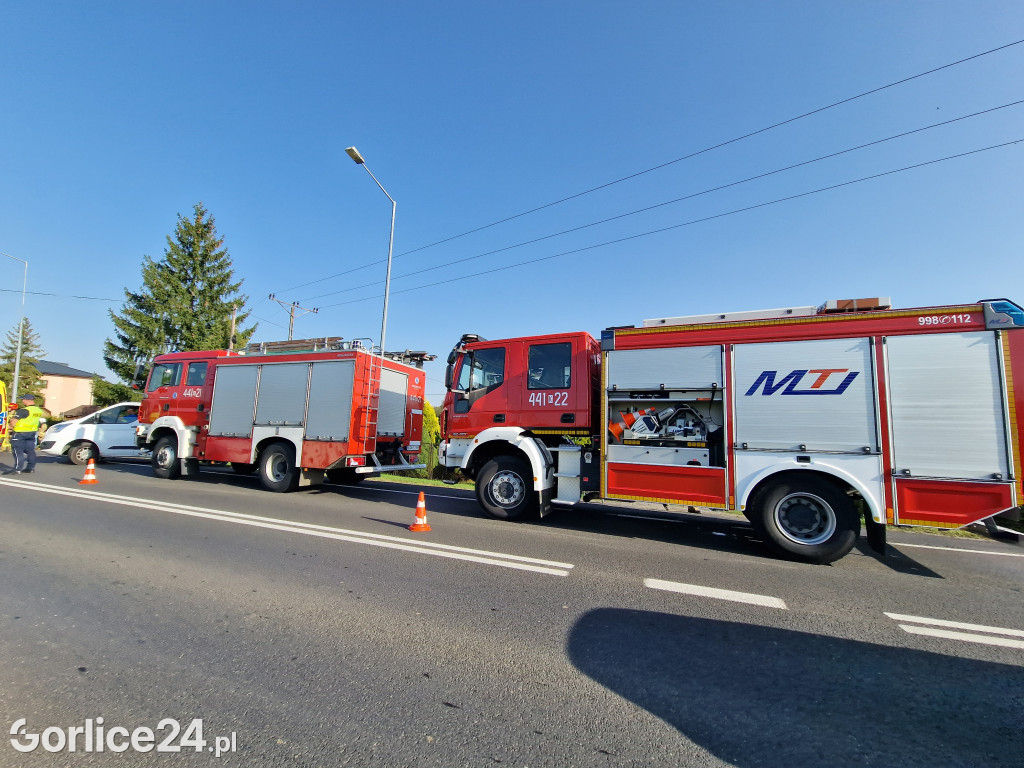 Klęczany. Zderzenie z udziałem motocyklisty