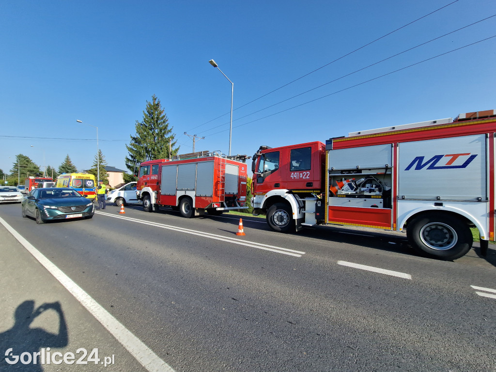 Klęczany. Zderzenie z udziałem motocyklisty