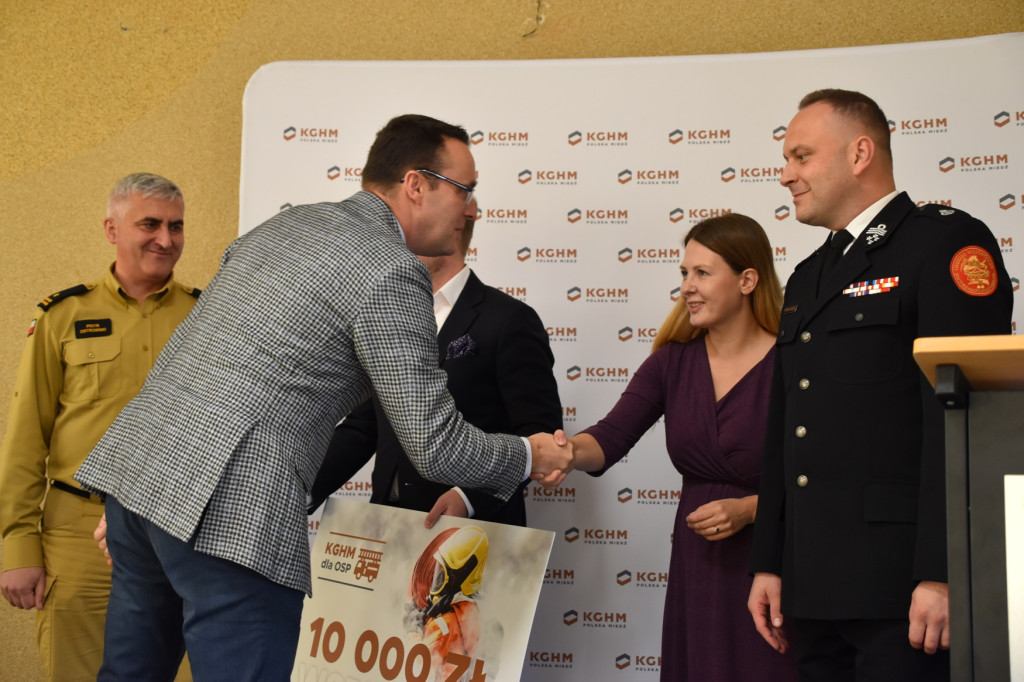 Wręczenie promes dla jednostek OSP