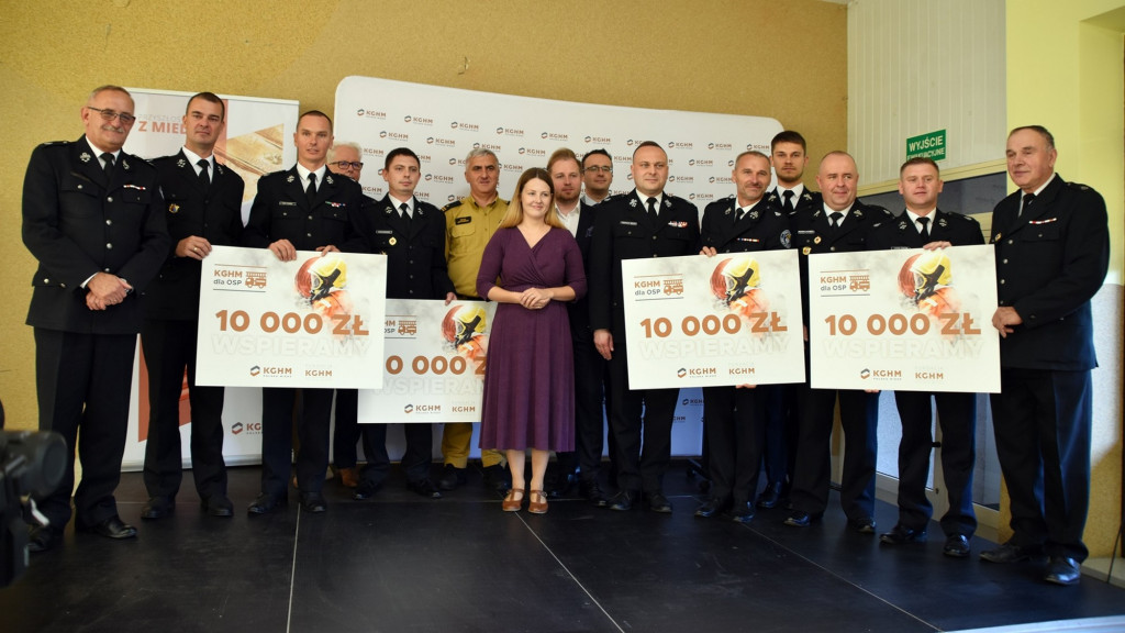 Wręczenie promes dla jednostek OSP