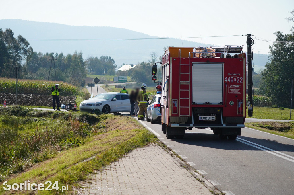 Wypadek w Dominikowicach (14.10.)
