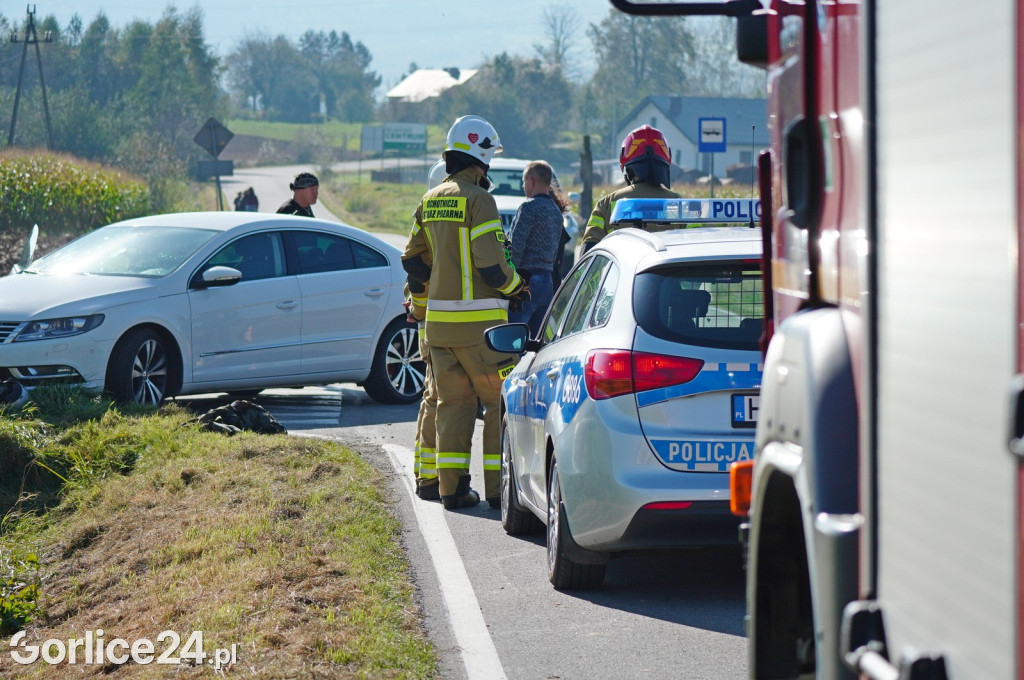 Wypadek w Dominikowicach (14.10.)