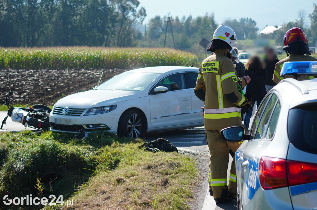 Wypadek w Dominikowicach (14.10.)