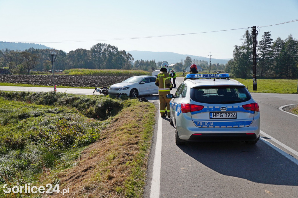 Wypadek w Dominikowicach (14.10.)