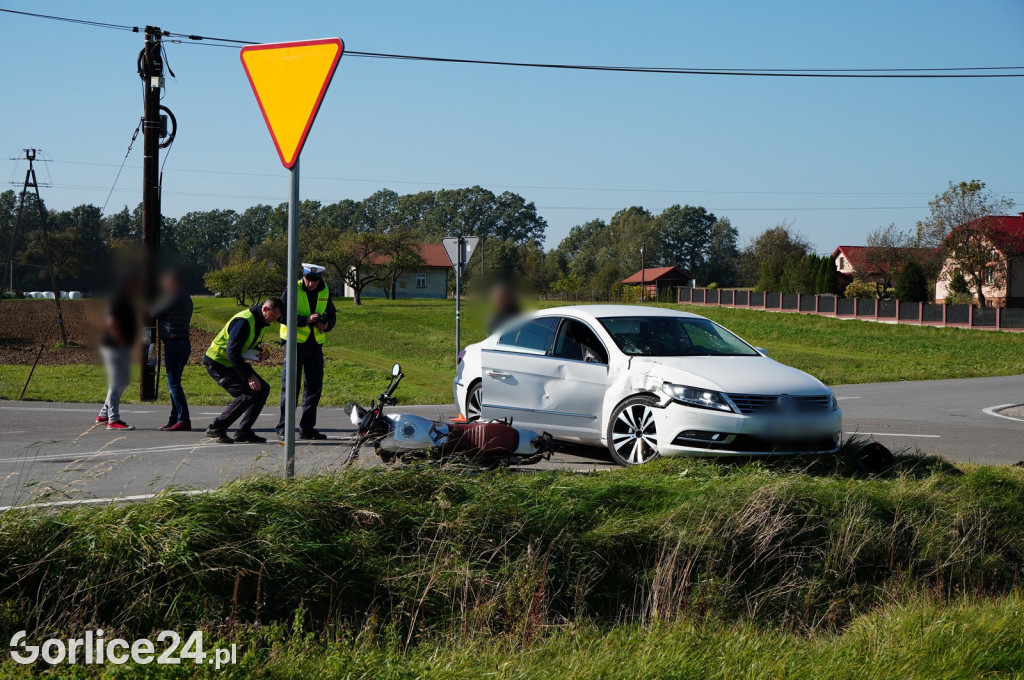 Wypadek w Dominikowicach (14.10.)