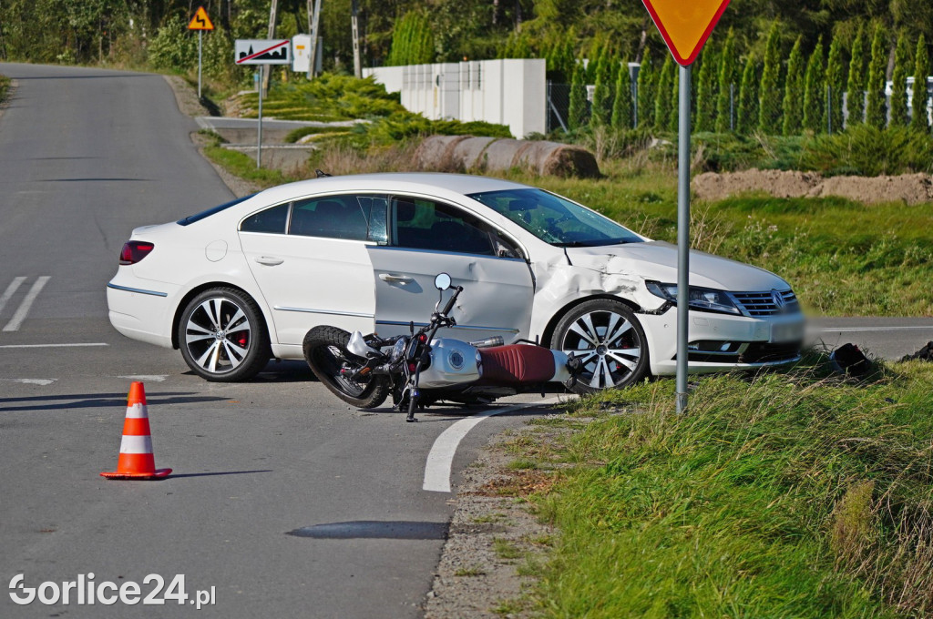 Wypadek w Dominikowicach (14.10.)