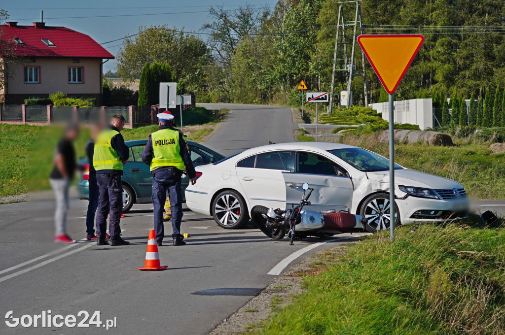 Wypadek w Dominikowicach (14.10.)